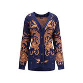 Etro Multicolor Wool Cardigan